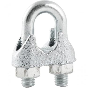 Imagem de Clips P/ Cabo De Aço 3/8``9,53 Mm Cartela C/ 5 Peças Vonder