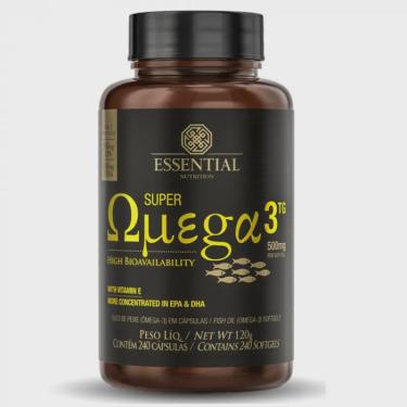 Imagem de Super Omega 3 tg (240 Softgels) 500mg - Essential Nutrition