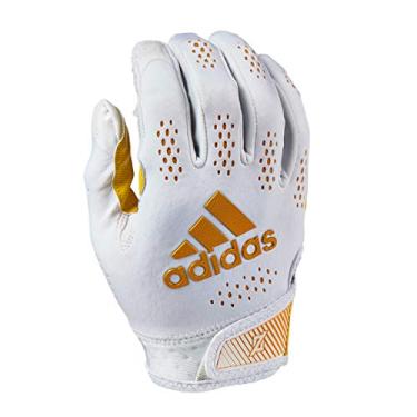 Imagem de adidas Adizero 11 Football Receiver Glove, White/Gold, Medium