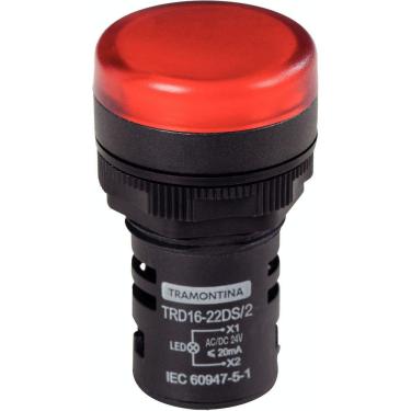 Imagem de Sinalizador Tramontina TRD16-22DS/2 24 V Vermelho Tramontina