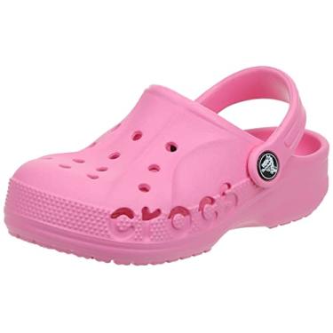 Imagem de Crocs Tamancos infantis unissex Baya, Limonada rosa, 11 Little Kid