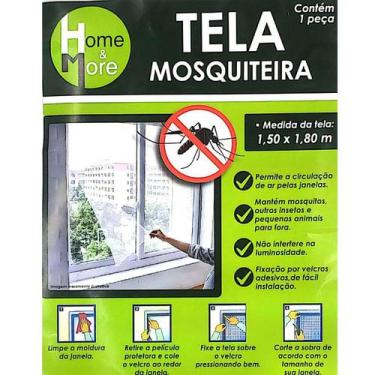 Imagem de Tela Mosquiteira Anti-Inseto / Mosquito Janela 150X180 Cm - Home E Mor