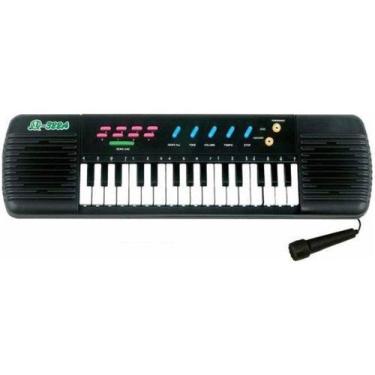 rockible Teclado infantil, piano de teclado infantil, brinquedo musical  multifuncional de 37 teclas, ROSA