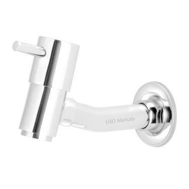 Imagem de Torneira Link Tanque/Jardim/Lavatório Reta De Parede Metal Luxo 1/4V