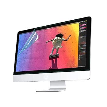 Imagem de Protetor de tela de bloqueio de luz azul 2 lados Instalação opcional Filme anti-reflexo para monitor de 27 '' com proporção de aspecto 16: 9