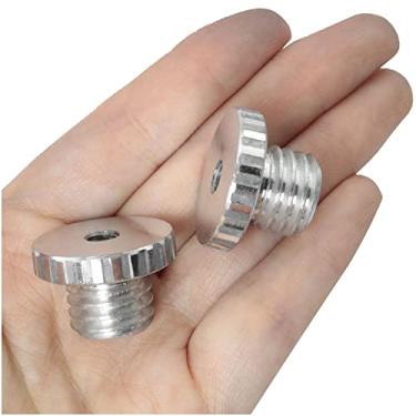 Imagem de LUORNG Adaptador de tripé de parafuso rosqueado de 1/4 a 5/8 para adaptador de nível de laser de tripé, 2 peças