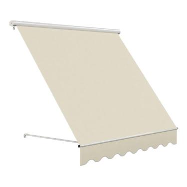 Imagem de Toldo Retrátil Manual Aluminio E Poliéster Bege 3x2,5m