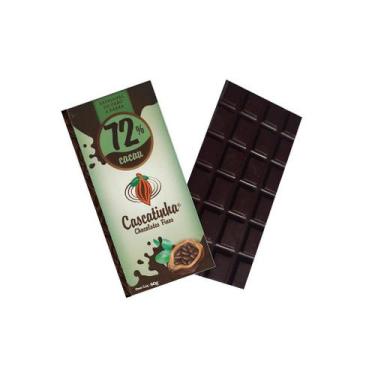Imagem de Chocolate Barra 72% Cacau  80G  Adoçado Com Açúcar Demerara Orgânico -