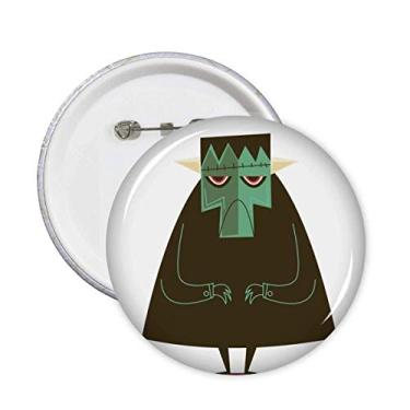 Imagem de Alfinetes Fear Halloween Fantasma Cadáver Emblema Emblema Decoração Acessório 5 peças