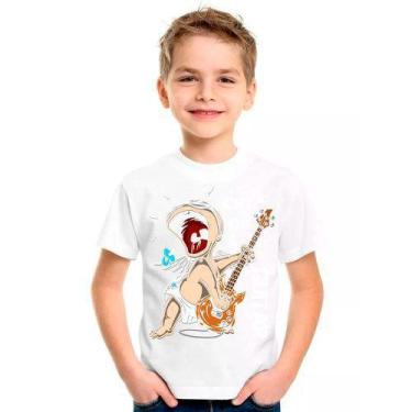 Imagem de Camiseta Rock In Roll Baby Camisa Adulto Infantil - Vetor Camisaria