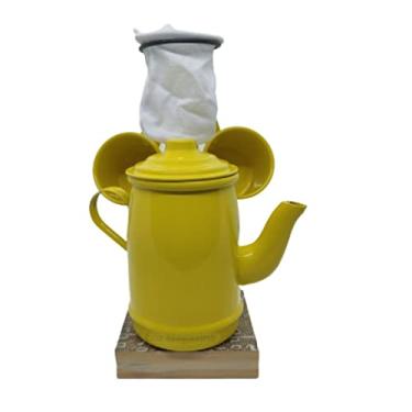 Imagem de Xícara Café Gourmet, Suporte Coador Caneca 80ml Bule 500ml