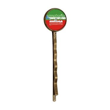 Imagem de Boné de metal retrô com nome da bandeira da Guiné Equatorial