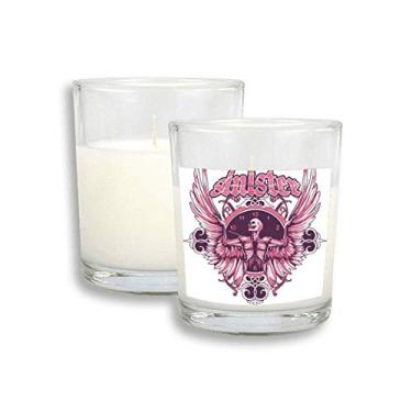 Imagem de Graffiti Street – Cera de incenso perfumada de vidro com estampa de caveira rosa