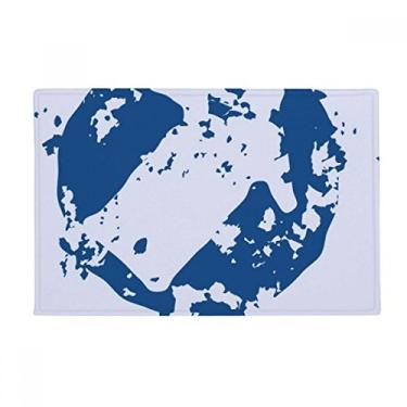 Imagem de DIYthinker Tapete de porta de banheiro antiderrapante com design simples de flecha