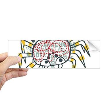 Imagem de DIYthinker Descubra World Adesivo retangular com estampa de aventura de aranha para notebook, janela