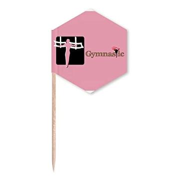 Imagem de China Sports Anéis de ginástica olímpicos palitos bandeiras de palitos de cupcake festa celebração