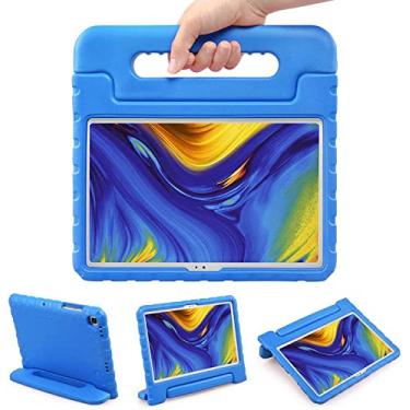 Imagem de Capa Infantil Maleta Compatível Para Samsung Galaxy Tab A8 10.5'' X200 X205 2021 AZUL,Anti impacto, EVA, Emborrachada, Leve