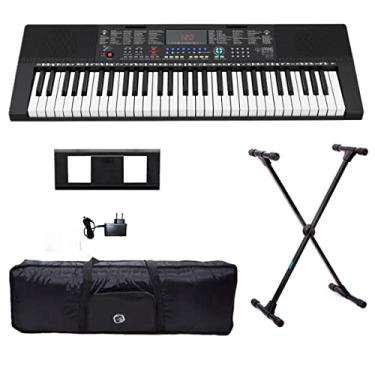 Imagem de Teclado Musical Spring Tc-161 Com Capa Fonte E Suporte