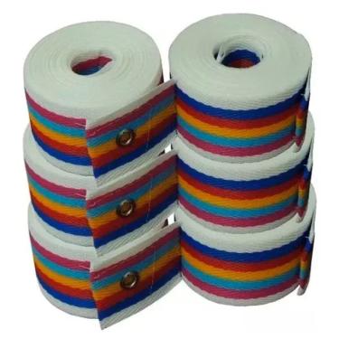 Imagem de Kit 6 Faixas De Marcação Quadra De Vôlei 8 Metros Pangué