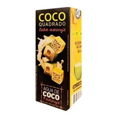 Imagem de Água de Coco Coco Quadrado - Maracujá 200ml - 27 unidades
