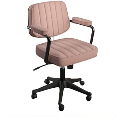 Imagem de Cadeira De Escritório, Cadeira De Mesa De Computador, Cadeira De Jogos Acolchoada E Confortável, Cadeira Giratória De Trabalho Respirável - Capacidade Máxima De 400 Libras,Rosa,Pleasant63