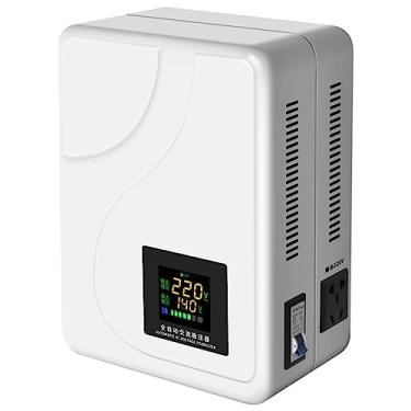 Imagem de Estabilizador de tensão, monofásico para uso doméstico, regulador de tensão montado na parede, estabilizador de fonte de alimentação para eletrodomésticos, 2000VA