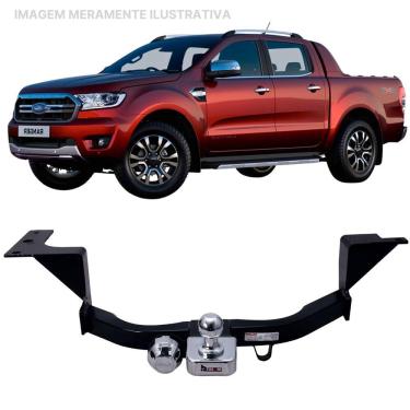 Imagem de Engate Reboque Rabicho Fixo Ranger 2022 ate 2023 1000Kg