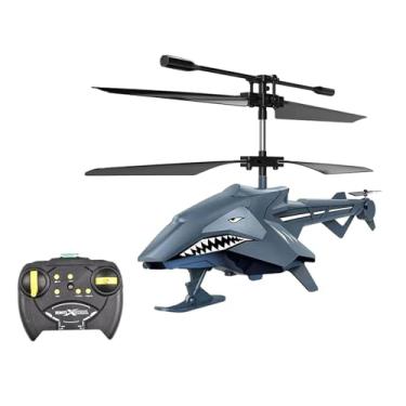 Imagem de Colaxi Brinquedo de helicóptero rc, brinquedos voadores, brinquedos de helicóptero de jogo remoto para meninos helicóptero de controle remoto para crianças, azul