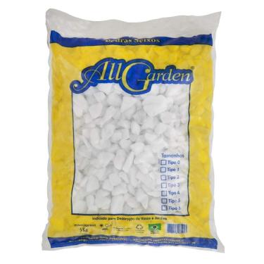 Imagem de Pedras para Decoração All Garden Seixos - 5kg - Tamanho 1