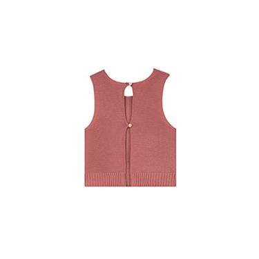 Imagem de Camiseta regata feminina de malha estampada para sair, plus size, sem mangas, linda camiseta de verão, blusa floral, colete formal, Vermelho, GG