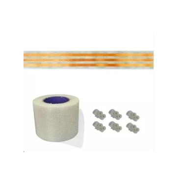 Imagem de Kit Fita Elétrica 3 Pistas - 6 Metros Eletrofita 15a Adesiva