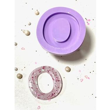 Imagem de Confeitaria dos Moldes, R178 Molde de silicone letra O resina decorar