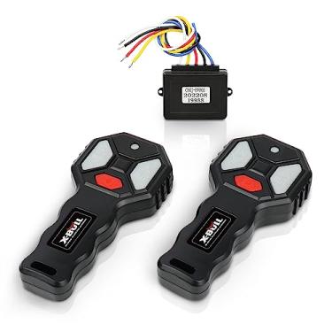 Imagem de X-BULL Novo kit de controle remoto sem fio guincho 2 interruptor de monofone carro ATV SUV 12V