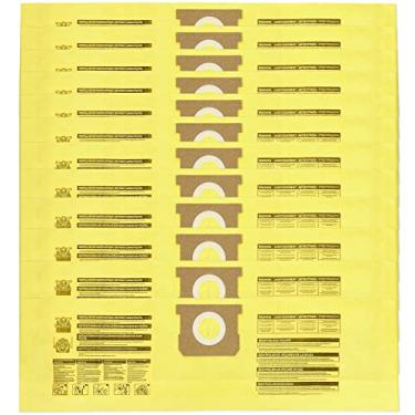 Imagem de Pacote com 12 sacos de filtro de vácuo tipo D 91964 compatíveis com aspirador de pó Shop-Vac, substituição 9196400 9196433 bolsa de coleta de poeira de alta eficiência