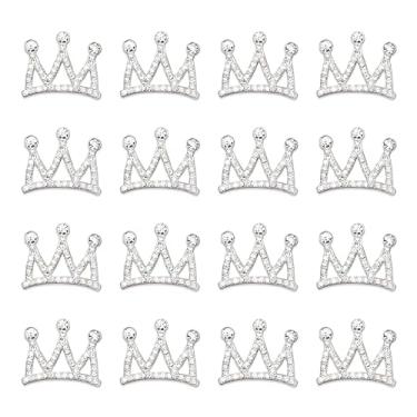 Imagem de Enfeite conciso de coroa de liga de 30 peças para acessórios de cabelo feitos à mão, tênis, roupas, decorações de festa, caixa de presente, vestido, apliques de liga de strass, decoração de casa