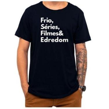 Imagem de Camiseta Frase Frio Séries Filmes Criativa Engraçada-Unissex