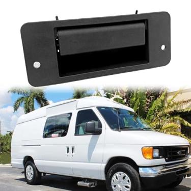 Imagem de Maçaneta de porta do lado direito, compatível com Ford E150 E250 E350 Econoline Van Super Duty 1992-2009 RH lado do passageiro maçaneta articulada esquerda 40% inferior, substitui OEM #