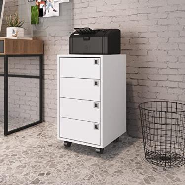 Imagem de GAVETEIRO AVULSO 4 GAVETAS OB001 BRANCO