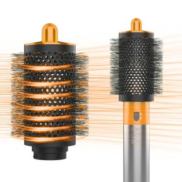 Imagem de AIRUISH Escova de volume grande e redonda atualizada para acessórios Dyson Airwrap, escova para acessórios Dyson Airwrap (ouro)