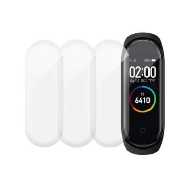 Imagem de kit 3x Película Premium Para Relogio xiaomi Mi Band 6 Flexível Gel resistente à água