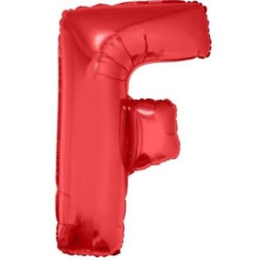 Imagem de Balão Metalizado Letra Vermelho 70cm - Decoração de Festas, Aniversários e Eventos - Casa dos Balões (Vermelho, A)