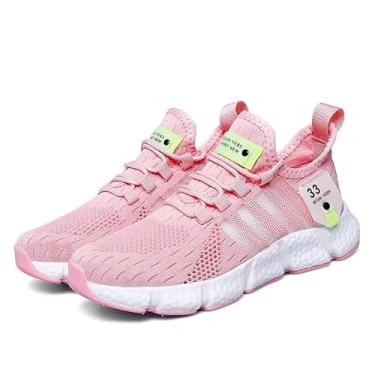 Imagem de Tênis Esportivo Fast Pro Tenis New Fast Respirável (Rosa, BR, Adulto, Numérico, M, 35)