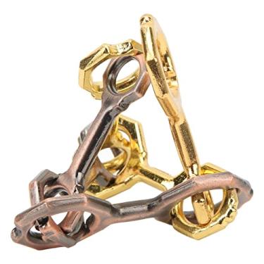 Imagem de Quebra-cabeças de Quebra-cabeça para Adultos, Quebra-cabeças de Metal Liga 3D Desbloquear Brinquedos de Jogo de Quebra-cabeça de Bloqueio Quebra-cabeças de Quebra-cabeça Mente QI
