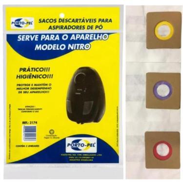 Imagem de 3 Sacos Prático e Higiênico Para Aspirador de Pó Descartável Arno Nitr