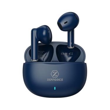Imagem de ZIPFORCE True Wireless Earbuds, Auriculares intrauditivos Bluetooth 5.3 4 micrófonos ENC Clear Call, Auriculares Bluetooth Control táctil 40 Tiempo de reproducción, IPX5 Impermeable TWS