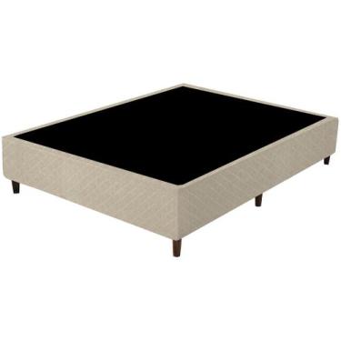 Imagem de Base Cama Box Casal Gazin 27x138x188cm New Rubi, Areia, Casal