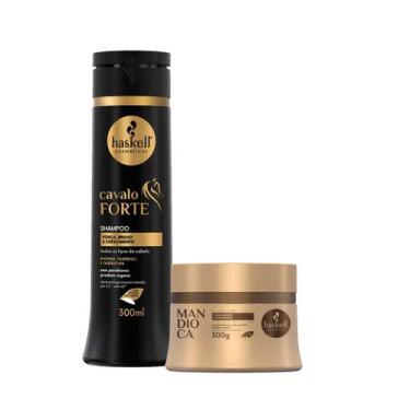 Imagem de Mascara Haskell Mandioca 250g + Shampoo Cavalo Forte 300ml