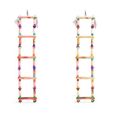 Imagem de Brinquedo Passaritos Toys Escada para Pássaros Pequenos - Cores Sortid