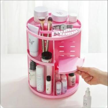 Imagem de Organizador Acrílico Com Divisórias Ideal Para Bancada Ótimo Presente 