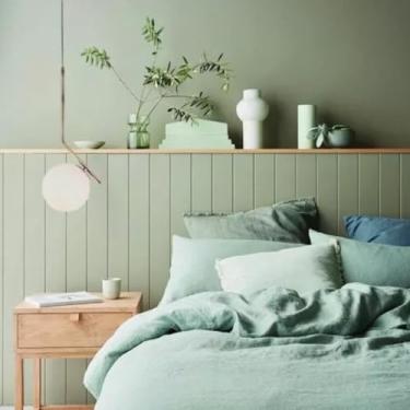 Imagem de Kit 24 Ripas Rustico Lambri Madeira Decoração Shiplap 5cm Parede Mdf Moderno Flexivel 3D Painel